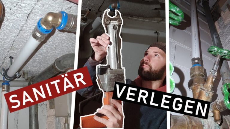 Effiziente Rohrverbindungen f&uuml;r Sanit&auml;rinstallationen