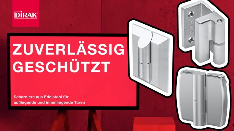 Optimale Qualit&auml;t von Edelstahlscharniere